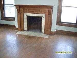 bedroom with fireplace