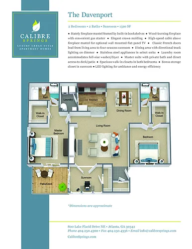 Floor plan Davenport Classic