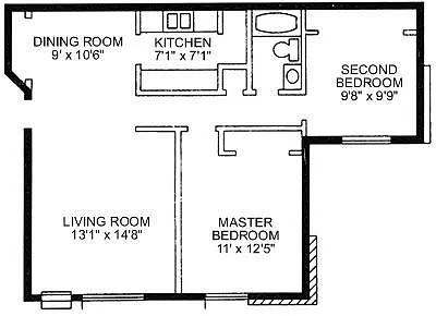 Floor plan The Hillshire