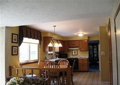 Eat in Kitchen overlooks Family Room