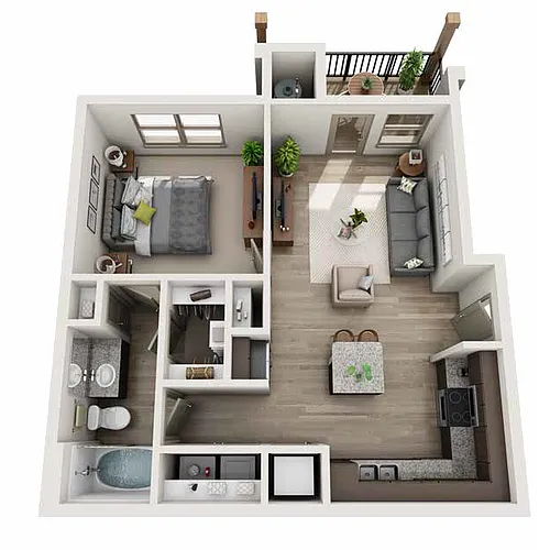 Floor plan A1-Fuji