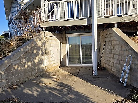 Basement walk out patio