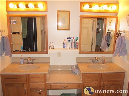 double vanity in master