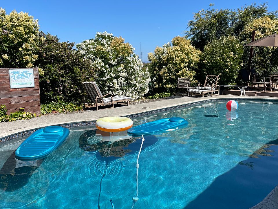 Pool on the back patio