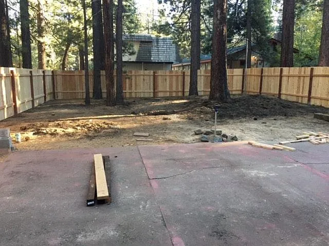 Huge shared backyard
