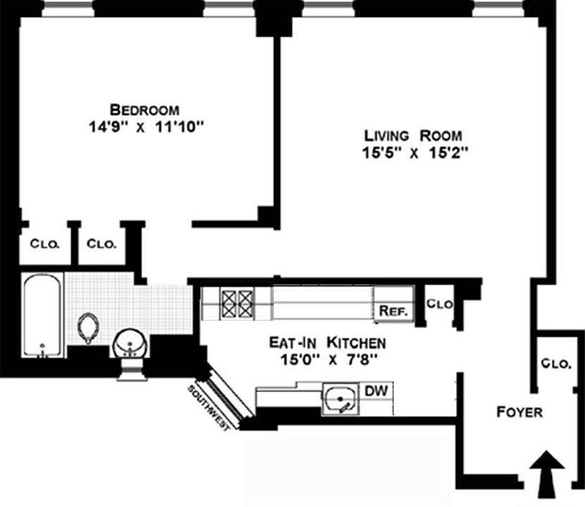 1st image of 105 W 73rd St APT 8B