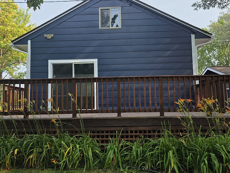 View of Rear of House and Deck