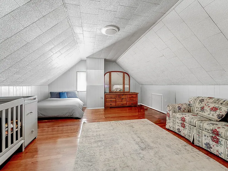 Upper top bedroom (#3) has its own mini-split for heat and air conditioning and easily holds queen or king-size bed