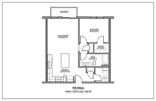Floor plan The Wilson