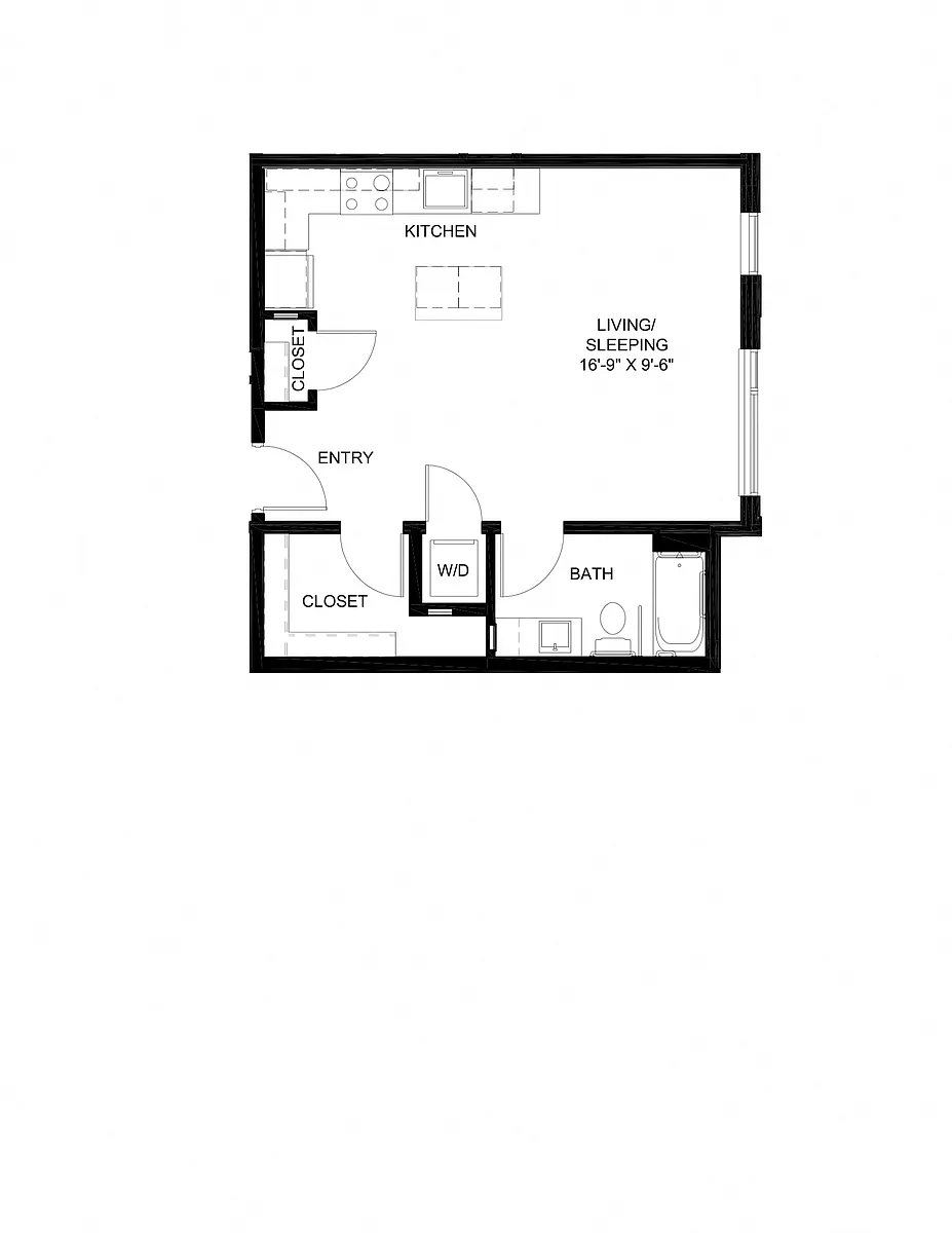 Floor plan Studio A5