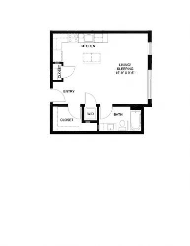 Floor plan Studio A5