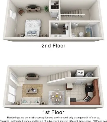 1 Bedroom 1 Bedroom