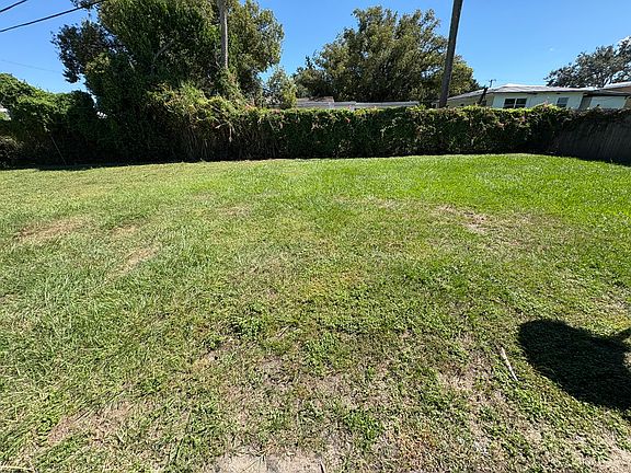 Rear yard space