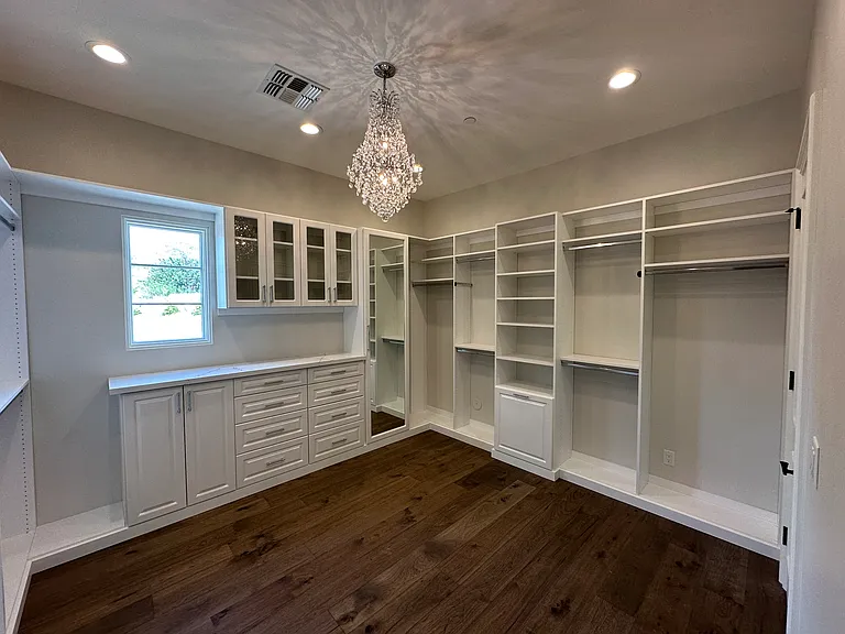 Primary master closet