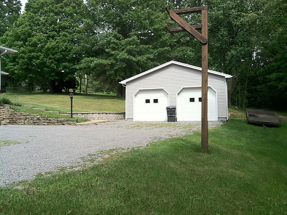 2 car detached garage!