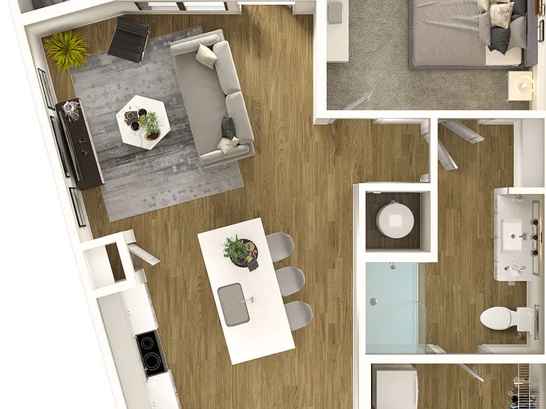A5 floor plan The Everly