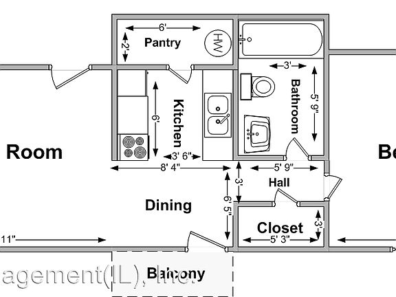 2nd image of 1711 N Main St APT B