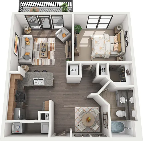 Floor plan A4 - Edison