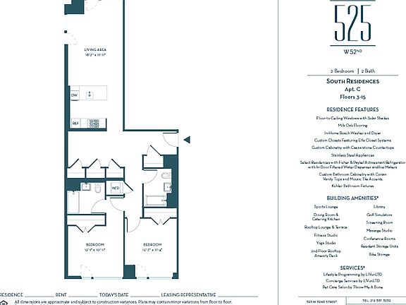2nd image of 525 W 52nd St APT 9CS