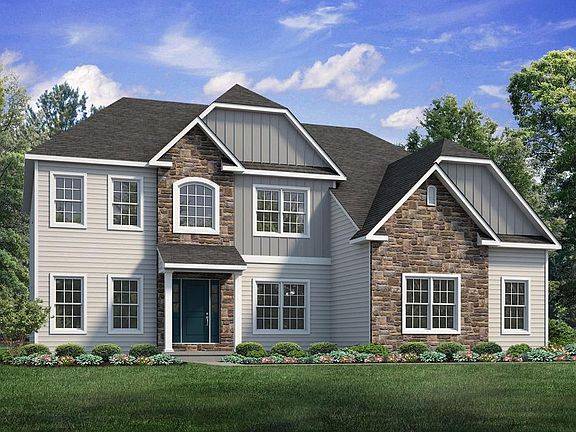 Traditional Elevation - Side Entry Garage