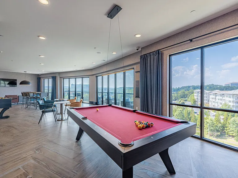 Sky Lounge with TVs and Pool Table