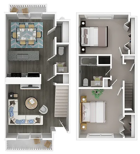 Floor plan 2X15