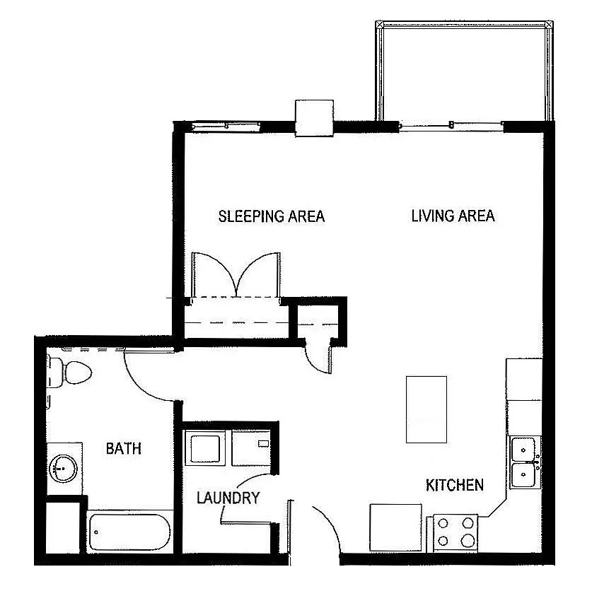 Floor plan Studio
