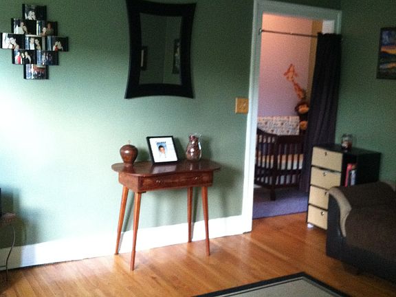 Living room into Front Entryway