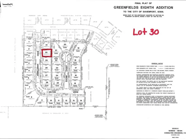 LOT 30 Rhinelander Dr, Davenport, IA 52804