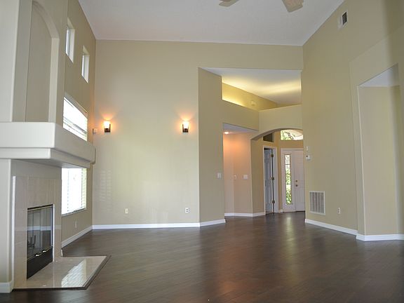 Volume Ceilings & Fireplace