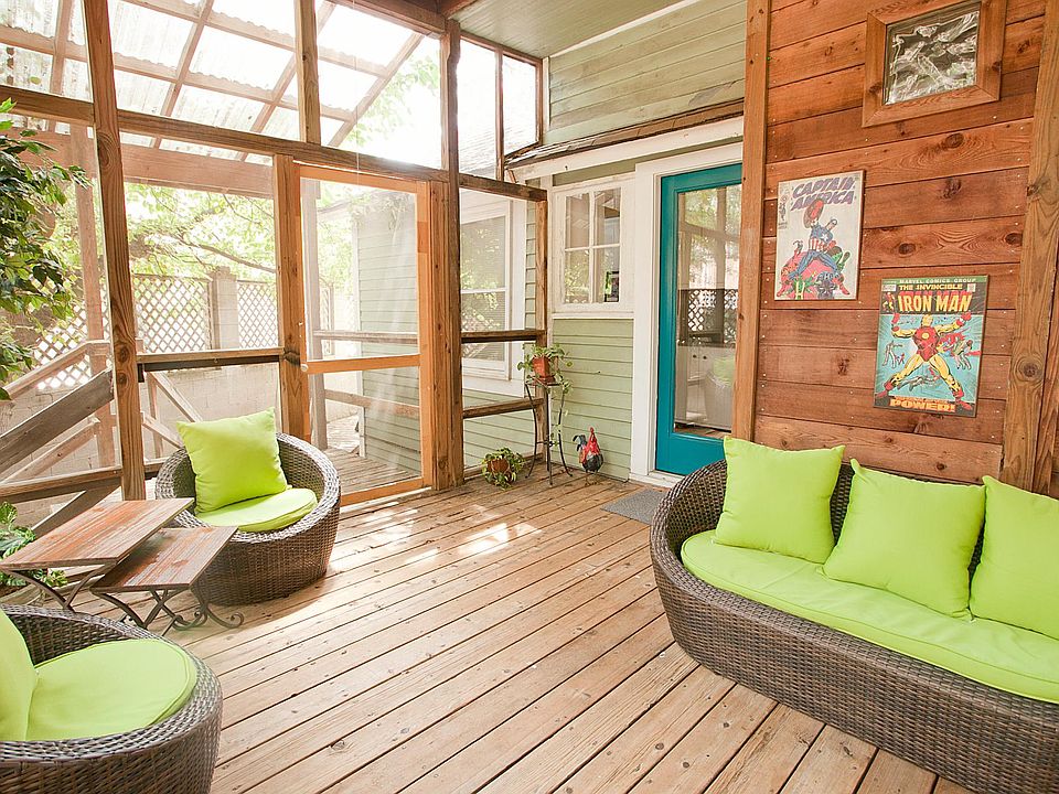 This is the large screen porch. It is only for this unit.