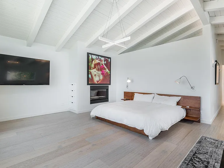 Master bedroom with ocean view