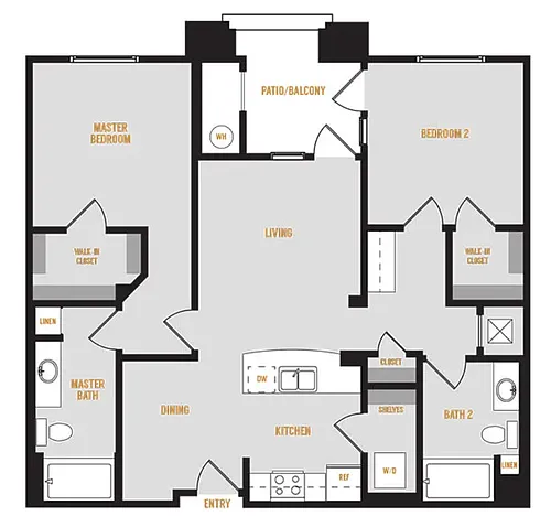 Floor plan R10 2X2