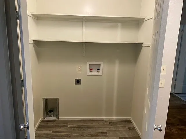 laundry area