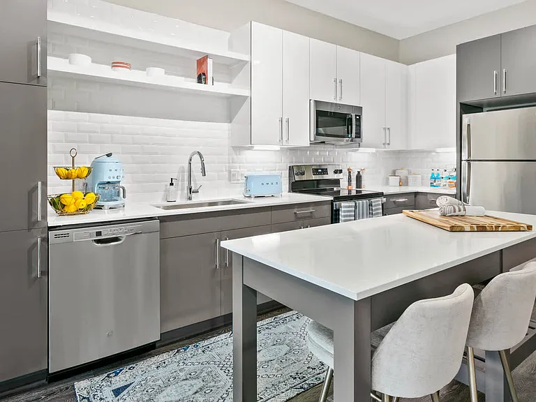 Kitchen with Stainless Steel Appliances