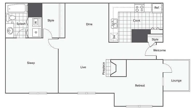 Floor plan Honeysuckle LURA 50