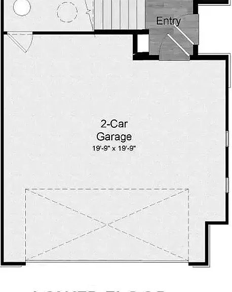 Garage floor plan