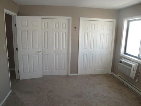 Bedroom with two closets