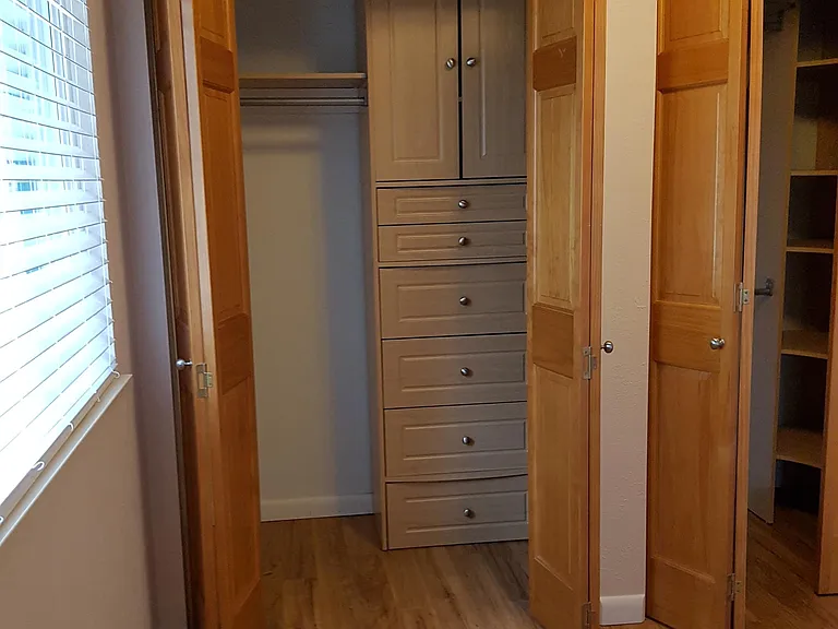 Primary Bedroom Closet with Organizers