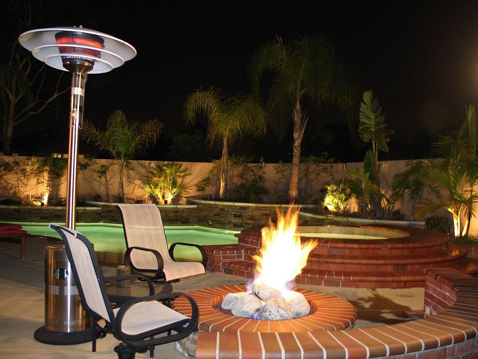Backyard nightime
