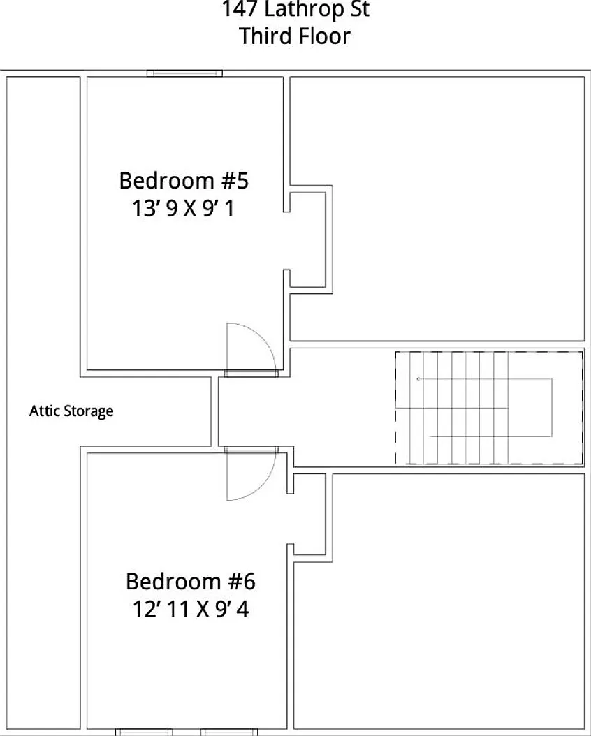 147 Lathrop (6BR +++) - Tallard Apartments — Photo 4