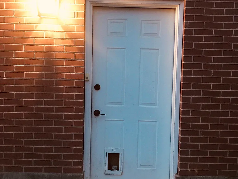 Exterior Entrance on east side of house with separate doorbell that rings into your space.