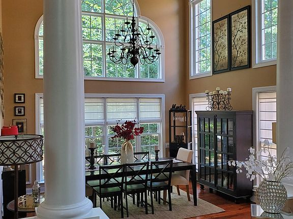 Vaulted large dining area