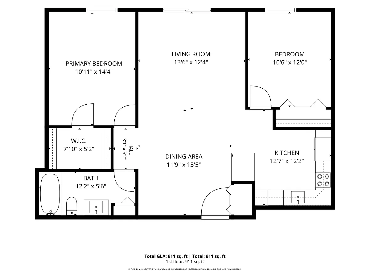 Floor plan 2 Bedroom