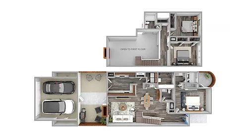 Floor plan C3 3 Bed 2.5 Bath