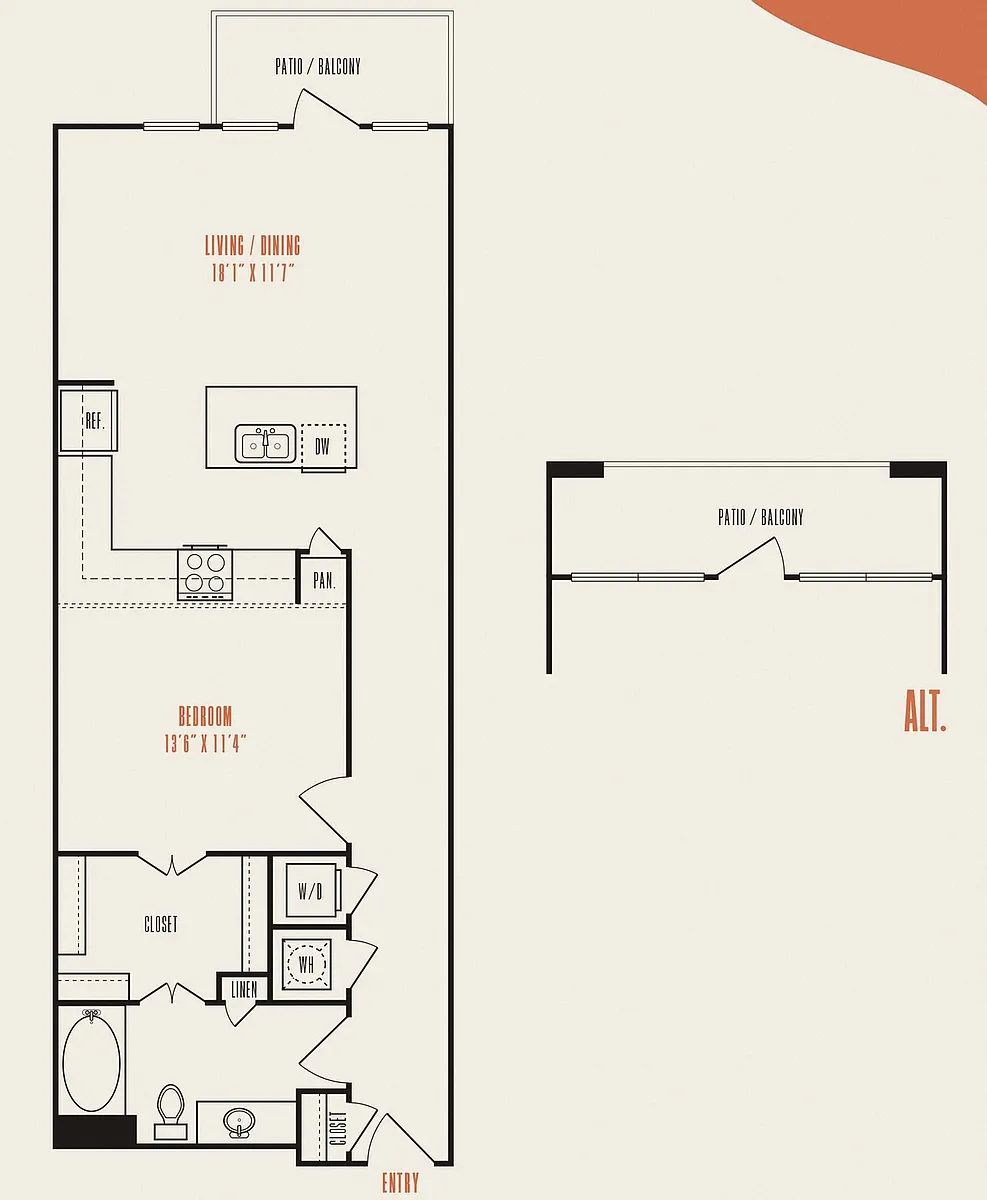 Floor plan A1J
