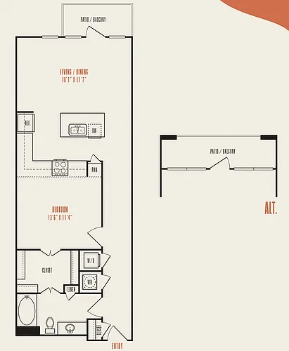 Floor plan A1J