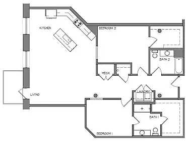 Floor plan MEZAGRAN
