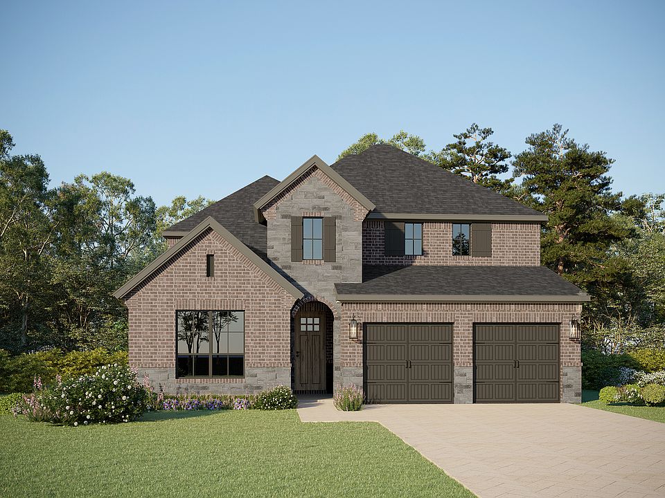 Plan 1566 Elevation A w Stone