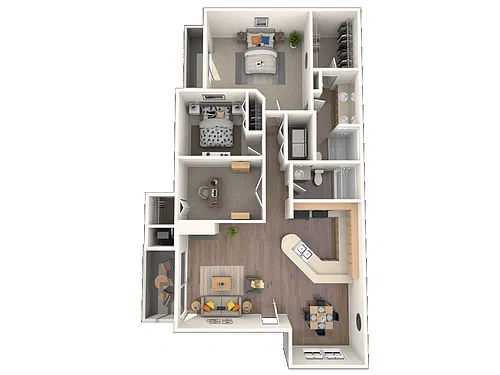 Floor plan The Marina Renovated